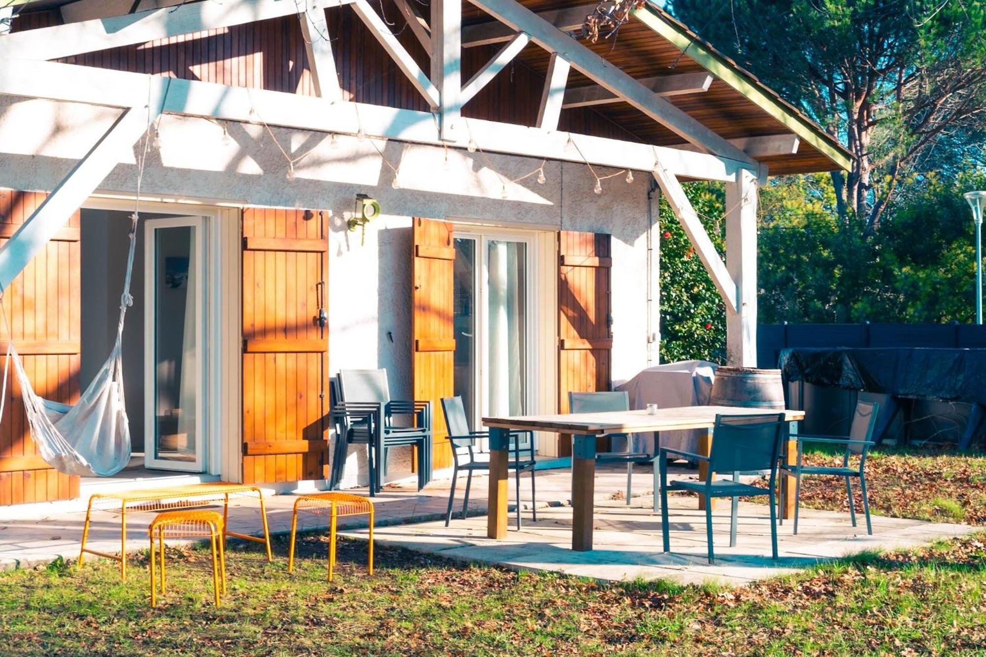 Villa Au Calme Avec Piscine, Grand Jardin Et Studio Independant Andernos-les-Bains Extérieur photo